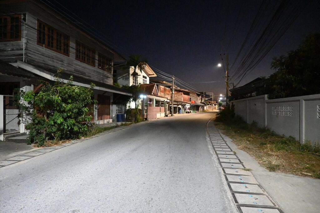 A residential street of houses beyond the reach of many first-time buyers